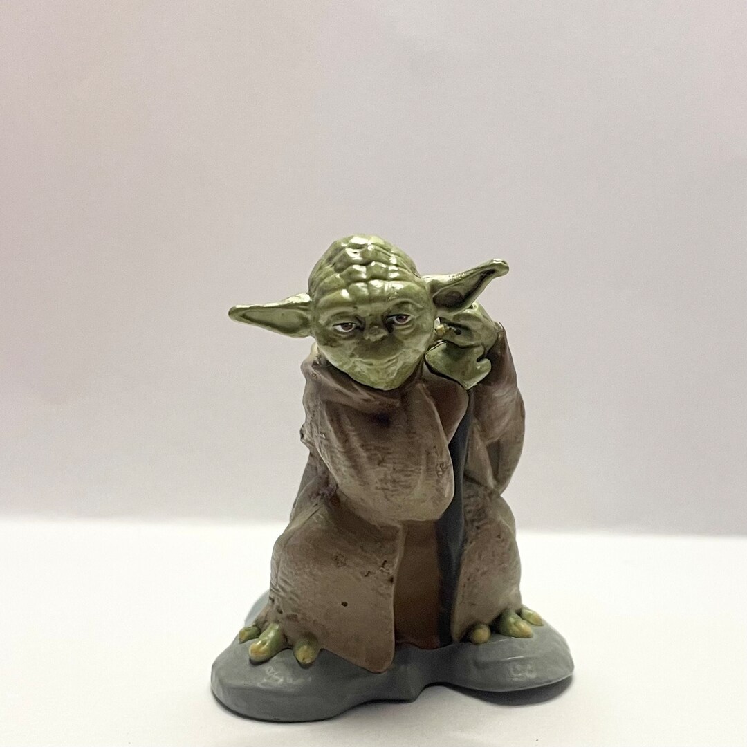 Star Wars YODA Miniature Standing Mini 2 Figure Etsy