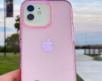 Pink Sparkly Cute iPhone 16 iPhone 15 iPhone 16 Pro Max iPhone 15 pro Max case iPhone 13 pro max iPhone 12 iPhone 11 case iPhone XR iPhone 8