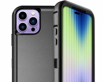 Black Defender-hoesje voor iPhone 14 hoesje iPhone 14 Pro Max iPhone 14+ iPhone 11 iPhone 12 iPhone XR iPhone 14 pro Samsung s22 Ultra