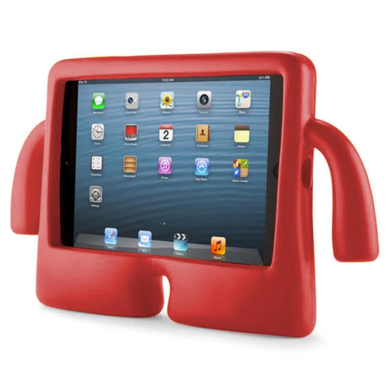 Funda infantil iPad 9 azul a prueba de golpes Rojo