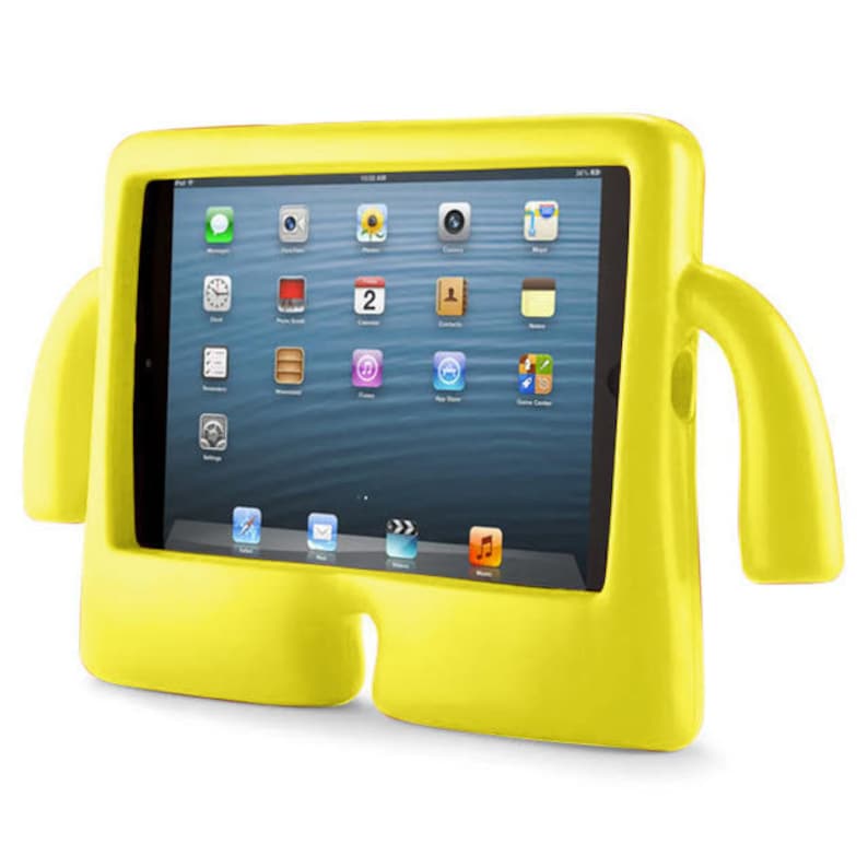 Funda infantil iPad 9 azul a prueba de golpes Amarillo