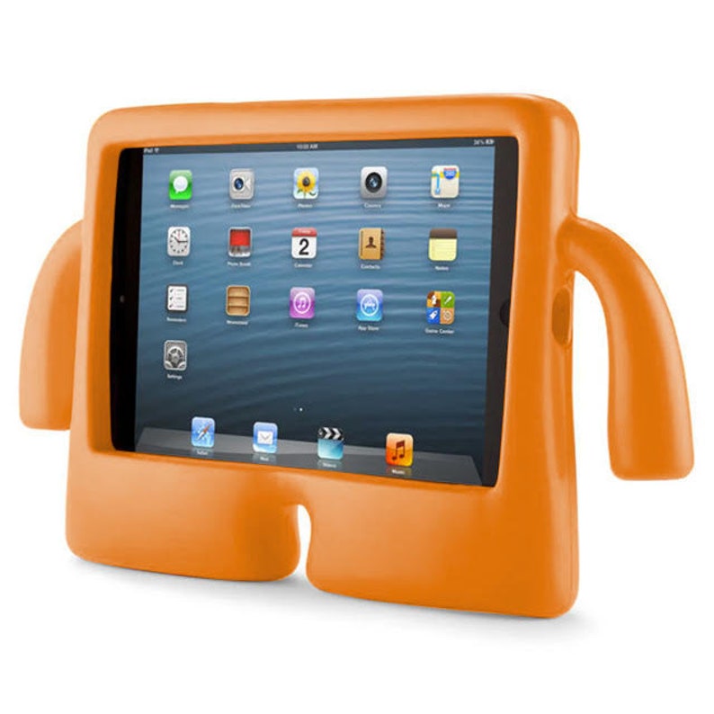 Funda infantil iPad 9 azul a prueba de golpes Naranja