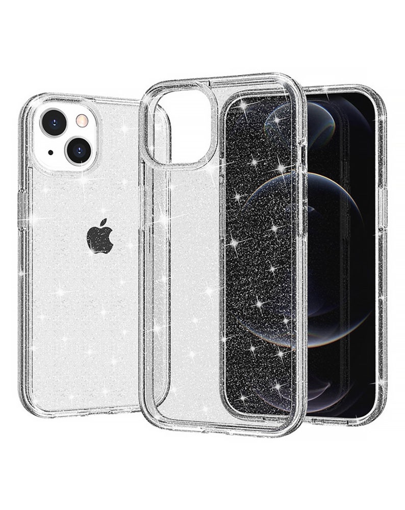 Clear Sparkly Glitter iPhone 15 case iPhone 15 pro max case iPhone 14 case 14 Pro Max iPhone 13 Samsung S23 ultra case A13 case iPhone 11 image 9