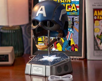 マーベル - キャプテン・アメリカのヘルメットマスク コスプレ 3D