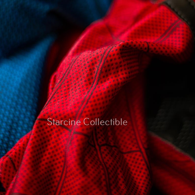 Hero Holland Suit Spider Hero Cosplay Mask Movie Design comic con costumes image 11