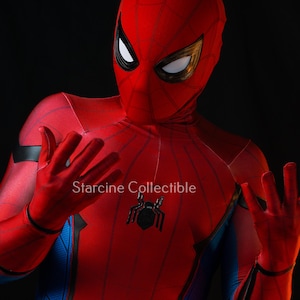 Hero Holland Suit Spider Hero Cosplay Mask Movie Design comic con costumes image 7