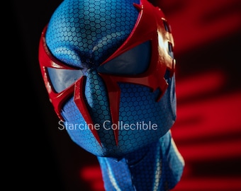 2099スパイダーマンマスク、3Dフェイスシェル付きカスタマイズ