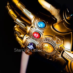 Aluminiumlegierungen Goldener Handschuh Cosplay Halloween Kostüm Comic con Idee
