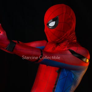 Hero Holland Suit Spider Hero Cosplay Mask Movie Design comic con costumes image 8