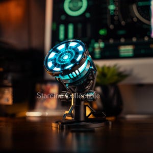 Mark 3 Aluminium Alloy props With LED Light Up Function halloween costume Birthday gift