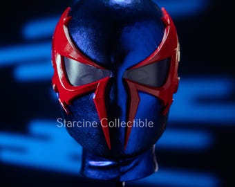 2099スパイダーマンマスク、3Dフェイスシェル付きカスタマイズ