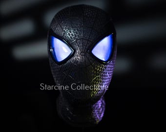 LED Spider Hero Cosplay Mask: Motorized Eyes, Movie Design