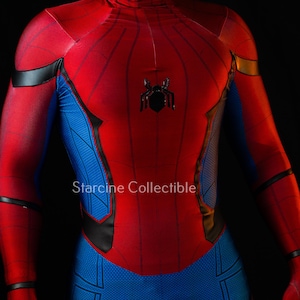 Hero Holland Suit Spider Hero Cosplay Mask Movie Design comic con costumes image 15