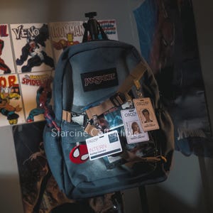 Masque de sac héros insecte rouge, cosplay motif araignée en relief