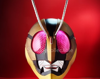 仮面ライダーシャドームーン コスプレ用マスク 着用可能 塗装完成品 仮面ライダーシャドームーン コスプレ用マスク 着用可能 塗装完成品