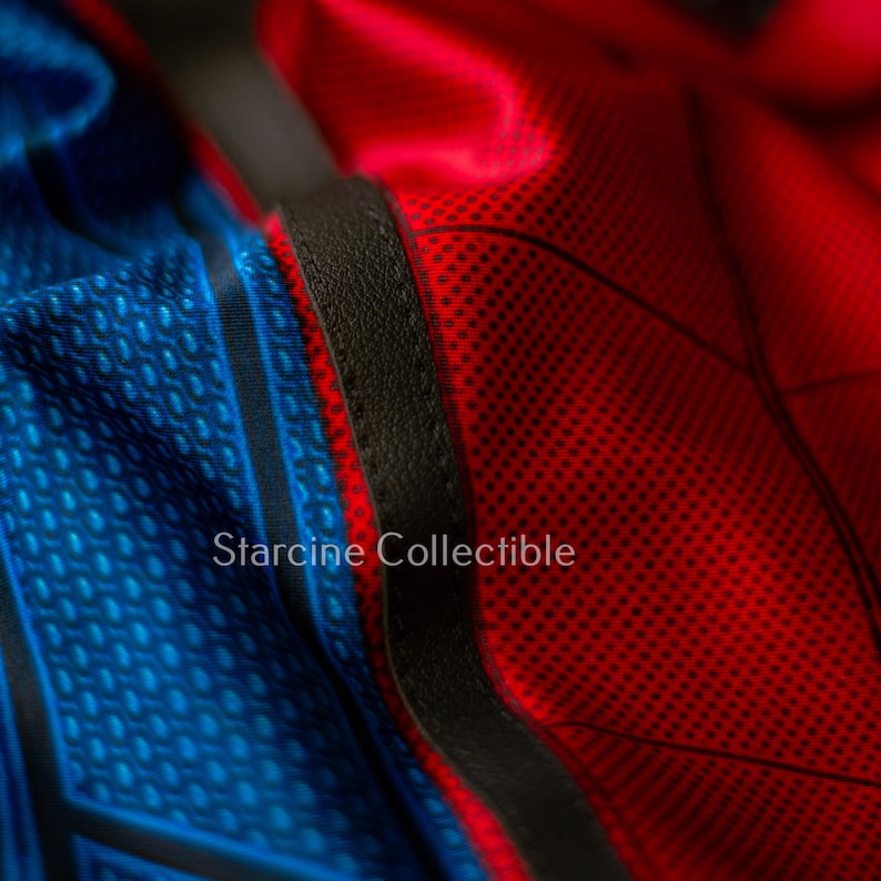 Hero Holland Suit Spider Hero Cosplay Mask Movie Design comic con costumes image 14