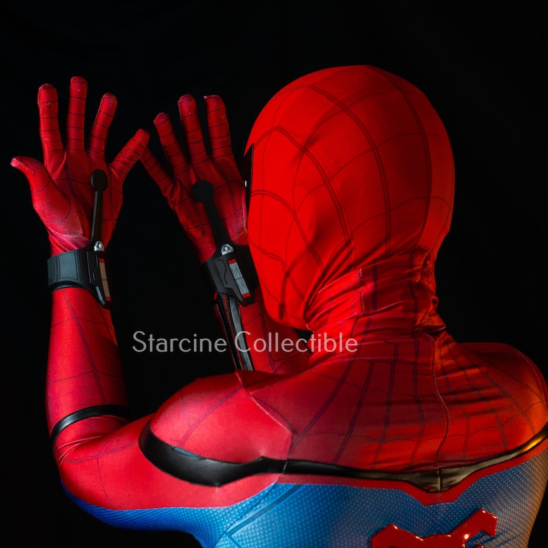Hero Holland Suit Spider Hero Cosplay Mask Movie Design comic con costumes image 4