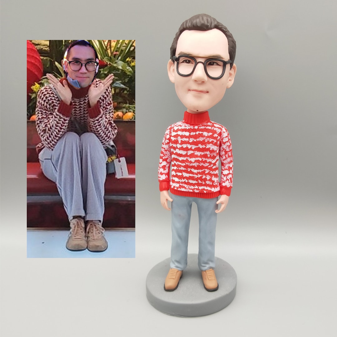 Custom Bobbleheads, Custom Men's Bobbleheads, Valentine's Day