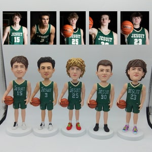 Custom bobbleheads, custom basketball player bobbleheads, basketball player bobbleheads, athlete bobbleheads, personalized bobbleheads