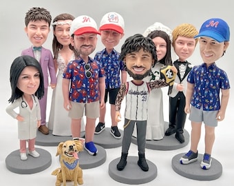 Personalized bobblehead, customized family member bobblehead, bobblehead birthday gift,, anniversary Christmas gift for friend/family member