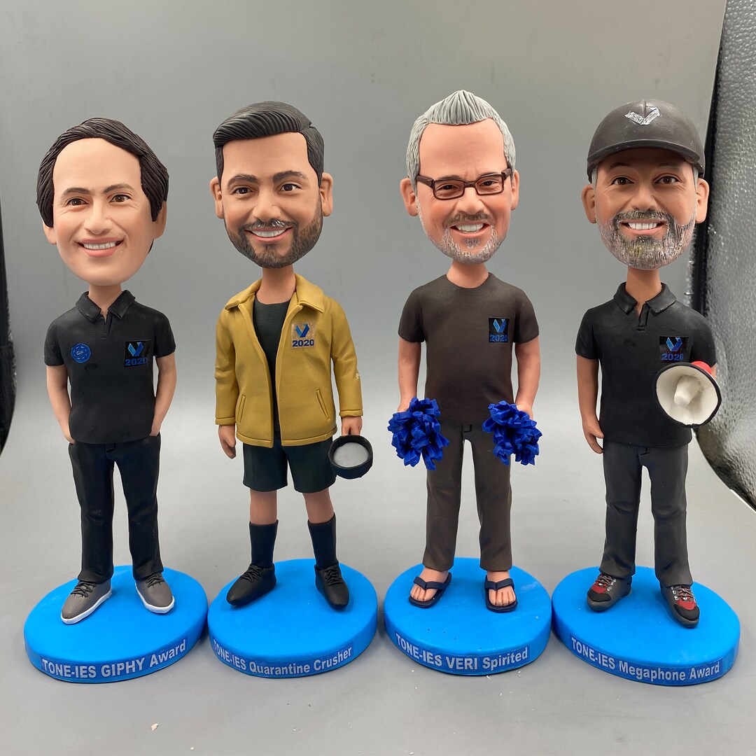 Customized Group Bobbleheads Bobblehead Gifts for Employees Etsy