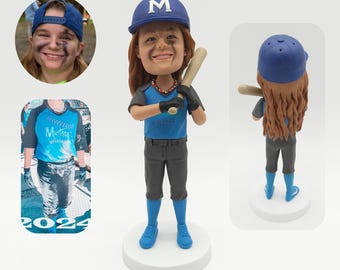 Custom baseball bobbleheads, best gifts for young baseball players, personalized gifts for baseball players, baseball player bobbleheads