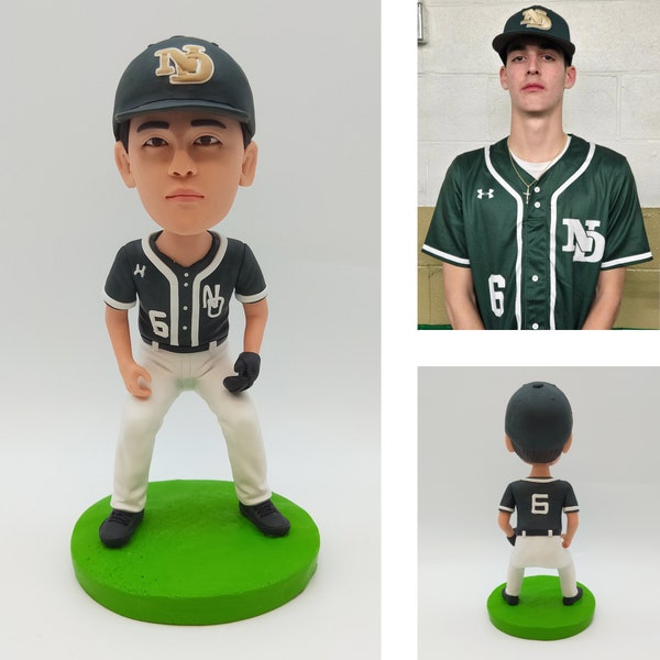 Custom Baseball Bobbleheads, Bobblehead Baseball Players, Best Gift For Young Baseball Player, Personalized Gift For Baseball Player
