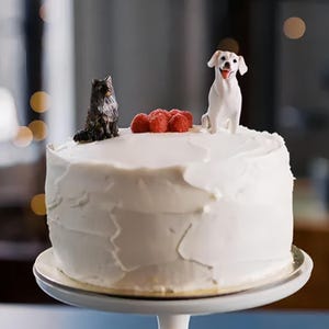 Adornos personalizados para tartas de boda de perros, adornos para tartas de mascotas, aniversarios de mascotas, figuras de perros, adornos para tartas de gatos, cumpleaños de perros, estatuas de perros