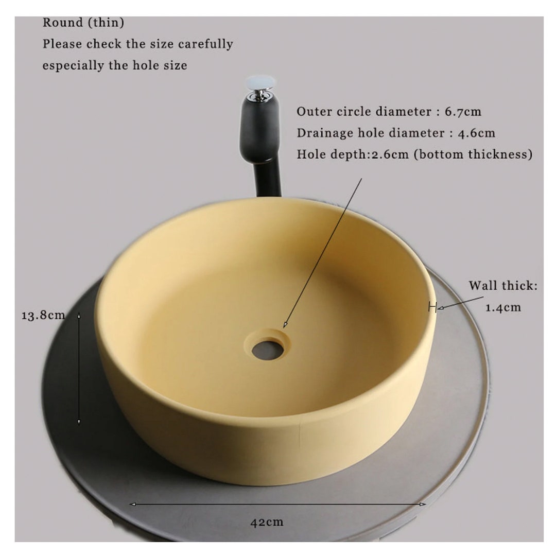 Concrete Sink Mold Rounded STL File for Silicone Basin Mold Cement