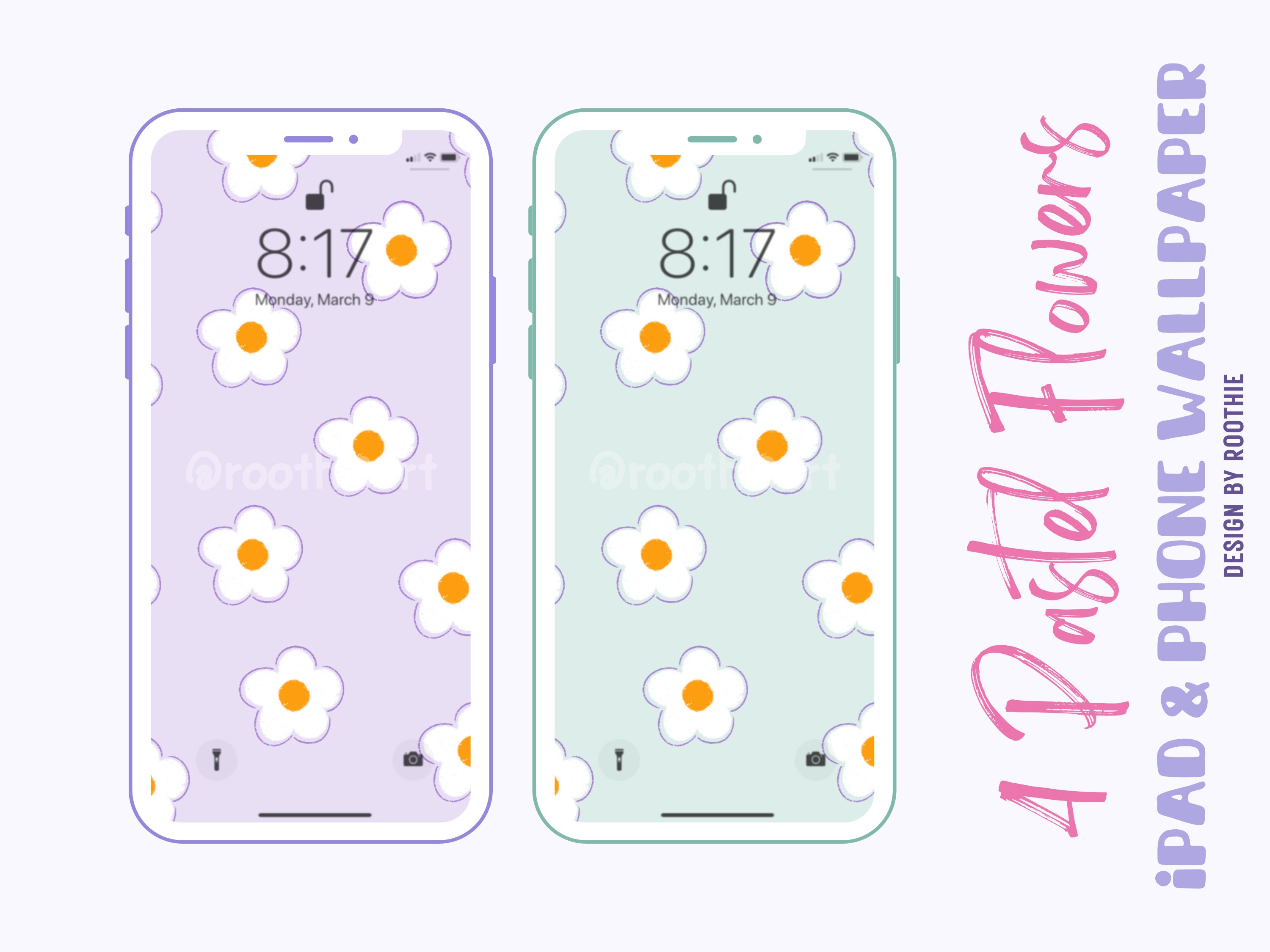 Set of 4 Pastel Flower Ipad Iphone Wallpapers Flowers - Etsy Australia Set of 4 Pastel Flower Ipad Iphone Wallpapers Flowers - Etsy Australia