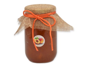 Sweet Peach Dream - Organic Handmade Peach Marmalade - 15oz Vegan Peach Jam!