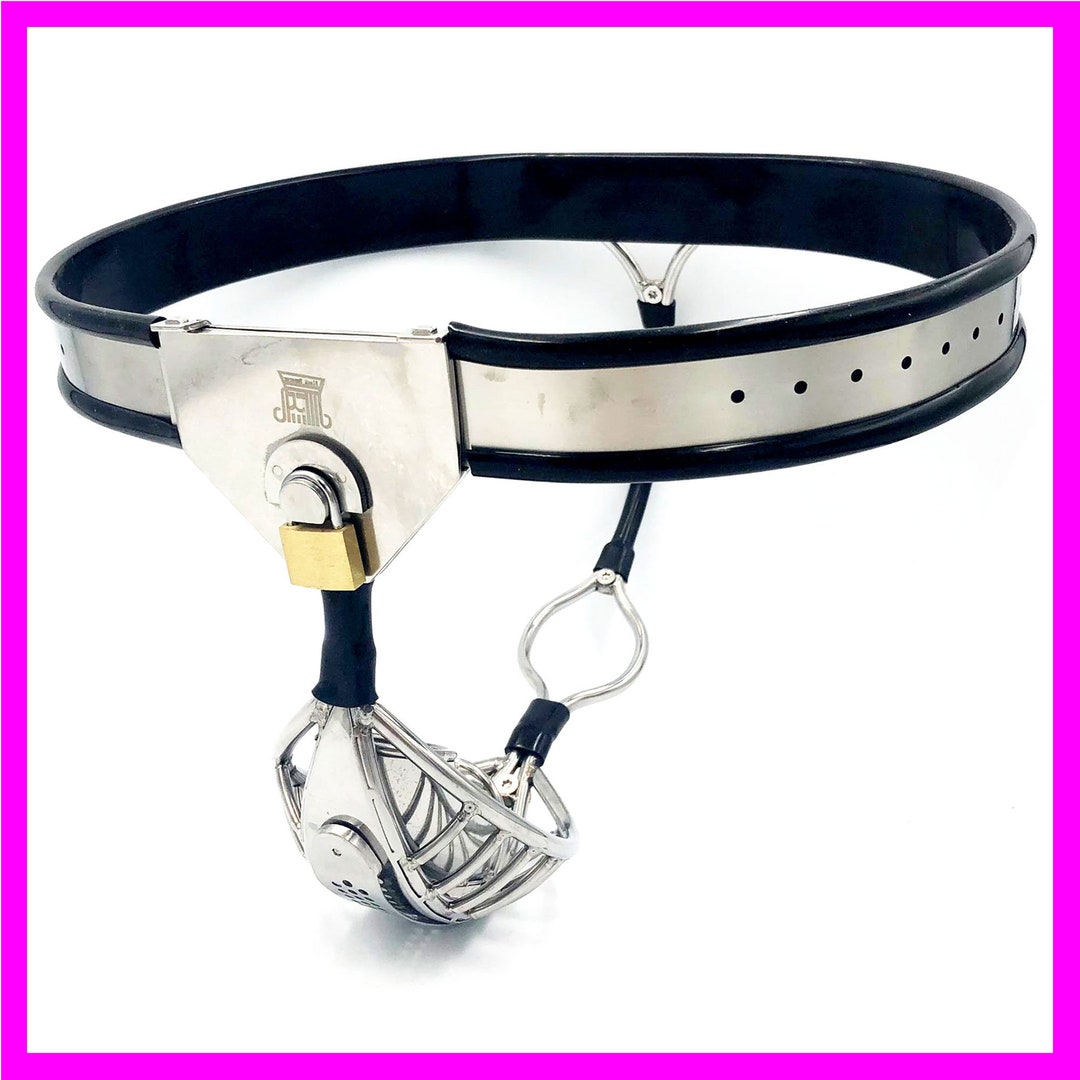 Strong Male Chastity Belt,chastity Penis Lock,husband's Gift,bdsm ...