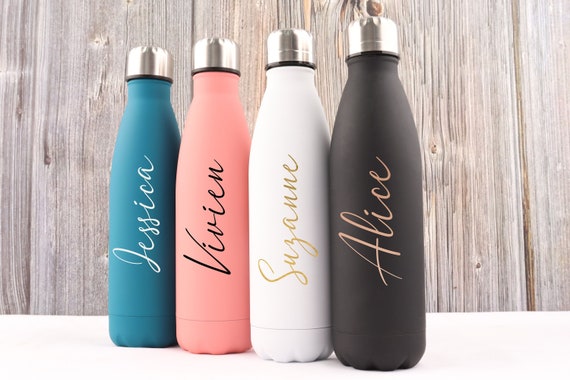 Personalized Water Bottle Personalized Stainless Steel Insulated Drink  Bottle,matte Stainless Steel Water Bottle,custom Cup 