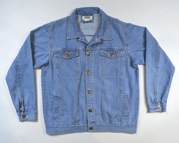 Duke Haband VTG Denim Barn Coat/Jacket Size M Pre… - image 1