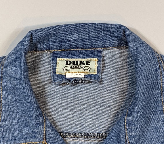 Duke Haband VTG Denim Barn Coat/Jacket Size M Pre… - image 3