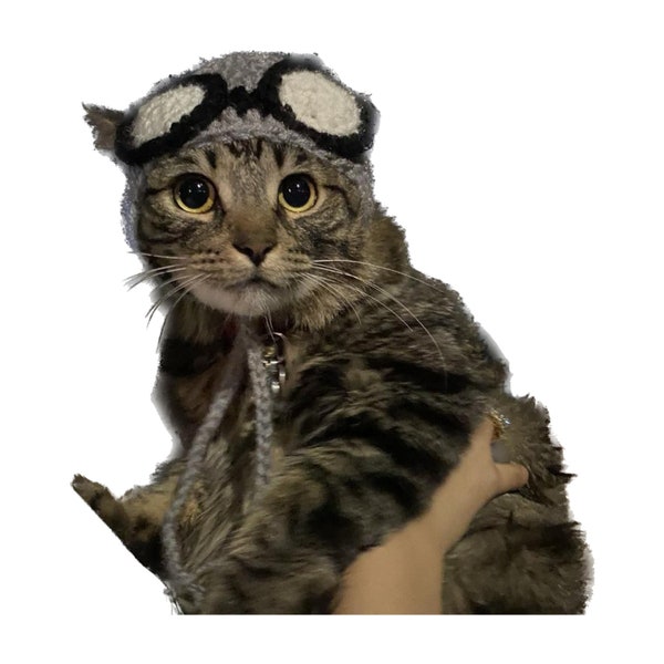 Aviator Cat Hat Etsy