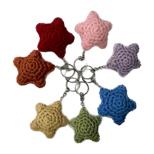 Crochet Star Keychain