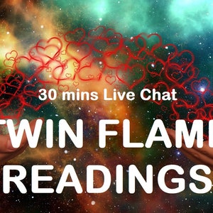 Twin Flame Reading, 30 mins Live Chat
