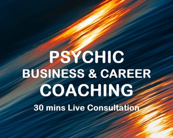 Psychic Business & Career Coaching, 30 mins Live Consultation