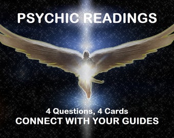 Powerful Psychic Reading, 4 Questions, 4 Cards
