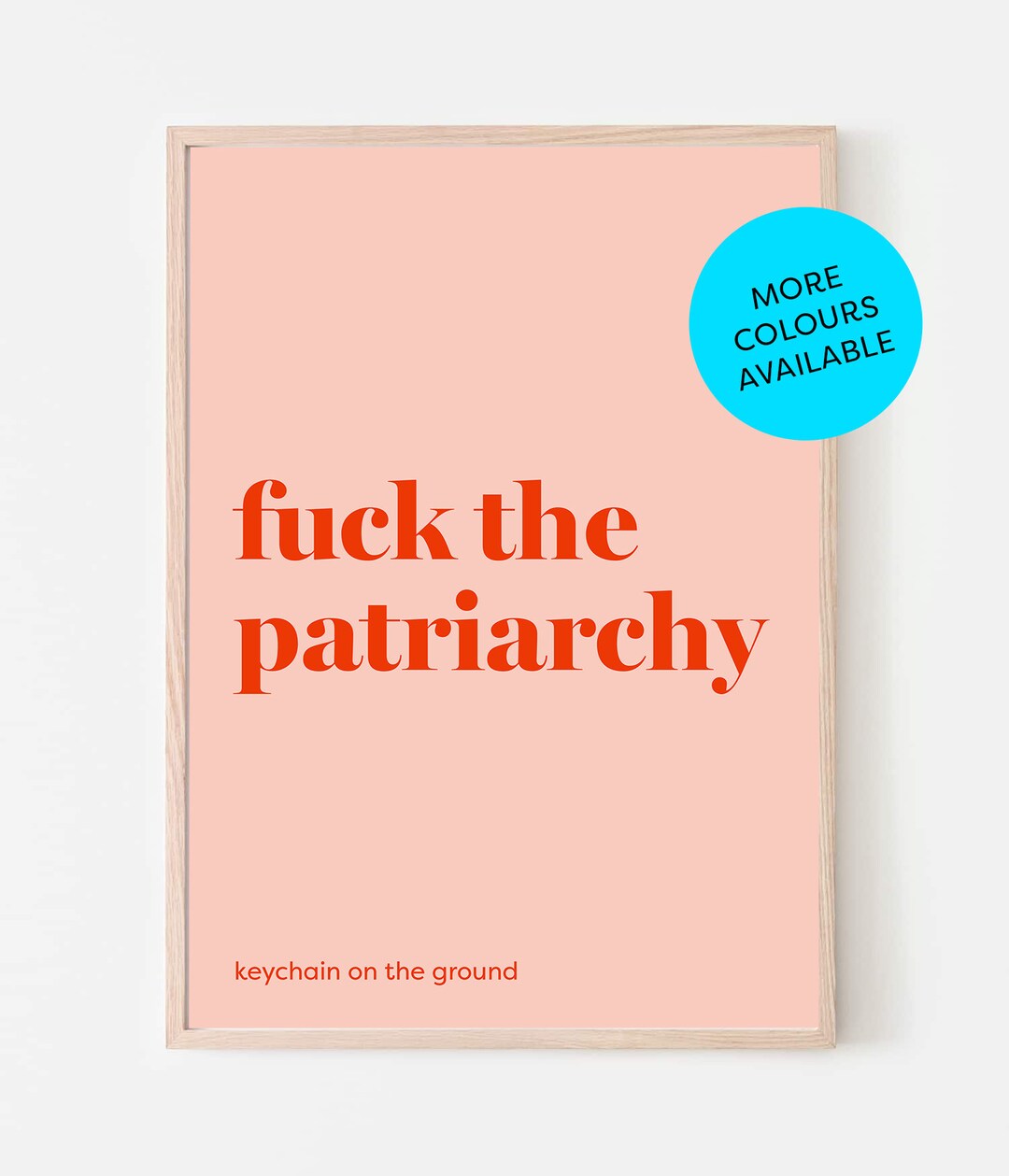 PRINT, Fuck the Patriarchy, Poster, Taylor Swift Inspired Wall Art