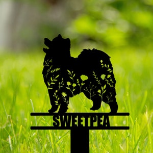 Dog Memorial Sign Personalized Dog Memorial Plaque with Stake Dog Burial Stake Metal Dog Memorial Stake Metal Dog Grave Marker Garden Stake
