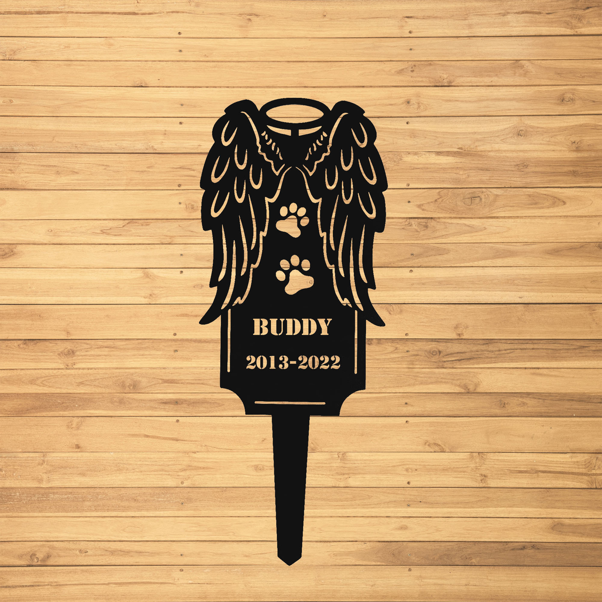 Custom Grave Marker for Dog Pet Grave Markers Metal Garden Etsy