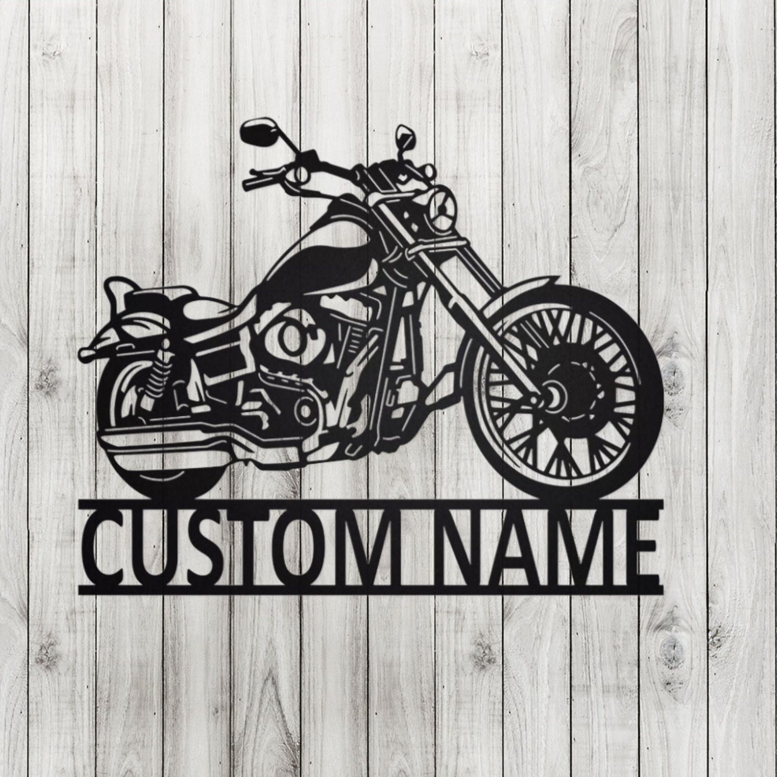 Custom Motorcycle Metal Wall Art Motorcycle Art Motorcycle Etsy
