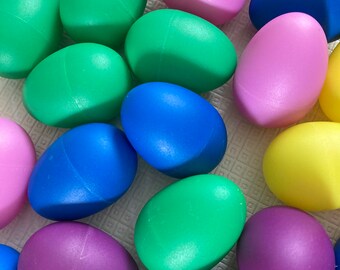 Egg Shakers | Musical Sensory Eggs | Percussion Eggs | Multicolour Egg Shaker | Egg Rattle |