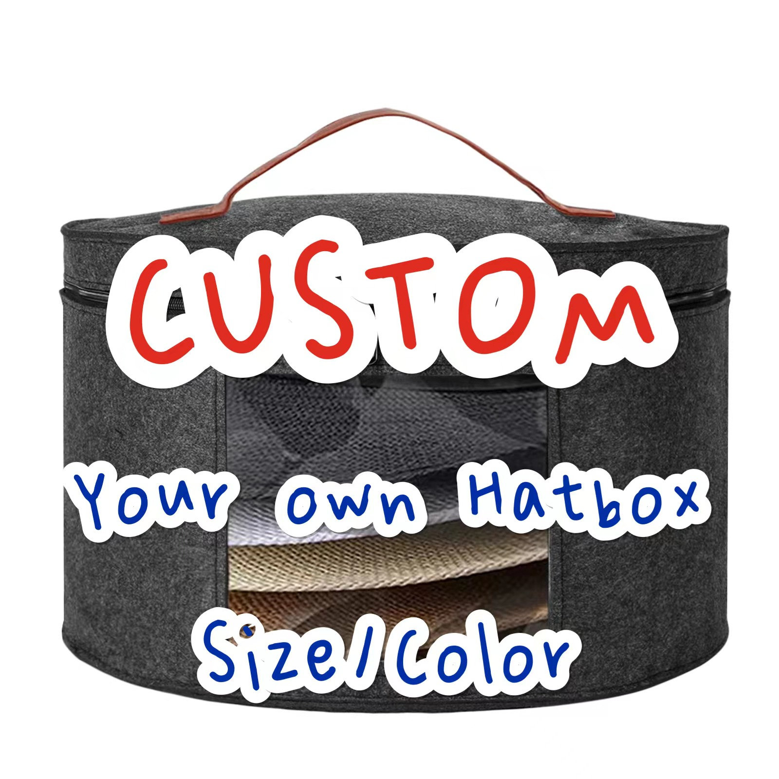 Custom hat Boxes for Women Storage & Menfoldable Hat Storage Boxes
