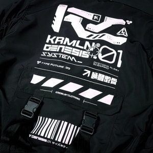 KRMLN Type Genesis Veste coupe-vent imperméable Cyberpunk image 4