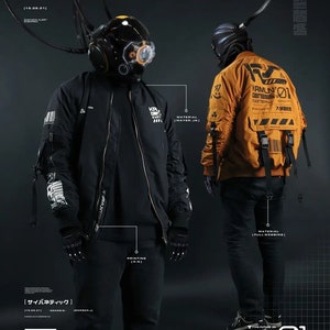 KRMLN Type -Genesis- Cyberpunk Waterproof Windproof Jacket