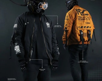 KRMLN Type -Genesis- Cyberpunk Waterproof Windproof Jacket