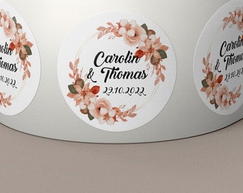 Personalized Wedding Stickers, Wedding Stickers, Labels Personalized, Autumn Stickers, Wedding Stickers, Personalized stickers